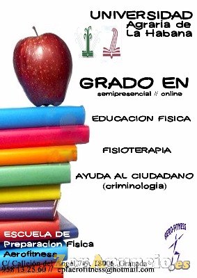 GRADOS POR UNIVERSIDADES CUBANAS